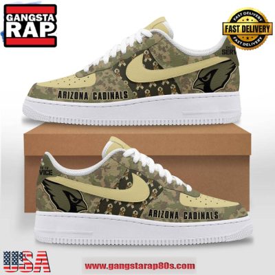Arizona Cardinals Salute To Service 2024 Limited Edition Air Force 1 Running Sneakers Shoes