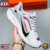 Custom Name Arkansas Razorbacks New Design Air Force 1 Shoes Running Sneakers