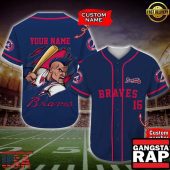 Atlanta Braves Baseball Jersey MLB Custom Name Number - MLB Fan Gifts