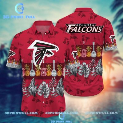 NFL Atlanta Falcons Red Hawaiian Shirt