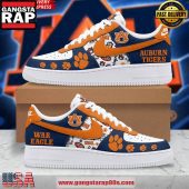 Auburn Tigers War Eagle Air Force 1 Running Sneakers Shoes