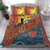 Australia Aboriginal Inspired Bedding Set - Aboriginal Inspired Sea and Life