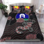 Australia Bedding Set - Torres Strait Flag And Turtle