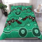 Australia Aboriginal Inspired Bedding Set - Indigenous Platypus Ver 12