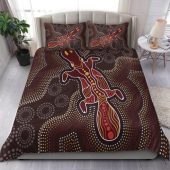 Australia Aboriginal Inspired Bedding Set - Indigenous Platypus Ver 17