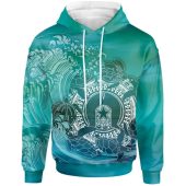 Australia Torres Strait Islands Inspired Hoodie - Torres Strait Islands in Wave