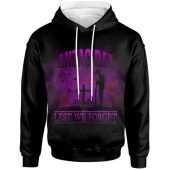 Australia Anzac Hoodie - Lest We Forget 2D Style (Pink)