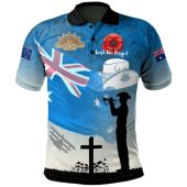 Australia Anzac Day Polo Shirt - Anzac Poppy