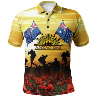Australia Anzac Polo Shirt - Australian and New Zealand Army Corps