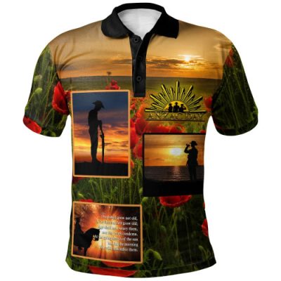 Australia Anzac Polo Shirt - Remembrance Day