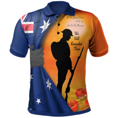Australia Anzac Polo Shirt - We Will Remember Them Ver02