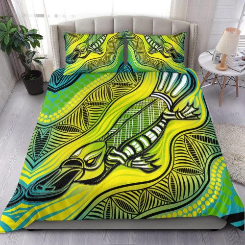 Australia Bedding Set - Aboriginal Inspired Platypus Australia Bedding Set - Aboriginal Inspired Platypus