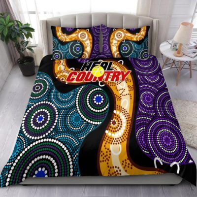 Australia Naidoc Bedding Set - Heal Country 2021