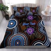 Australia Naidoc Week Personalised Bedding Set - Aborigial Turtle - Naidoc Heal Country