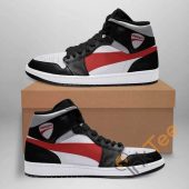 Ducati Black White Air Jordan 1 High Sneakers