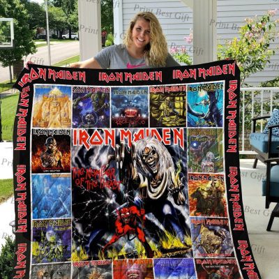 Iron Maiden Quilt Blanket V4