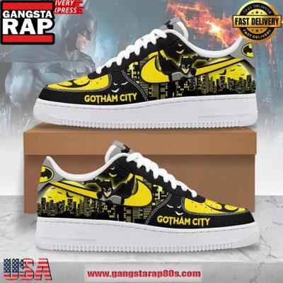 Batman Gotham City Limited Edition Air Force 1 Sneakers Shoes