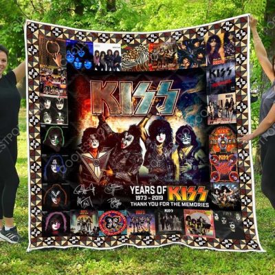 Kiss 46th Anniversary Quilt Blanket V2 Kiss 46th Anniversary Quilt Blanket V2