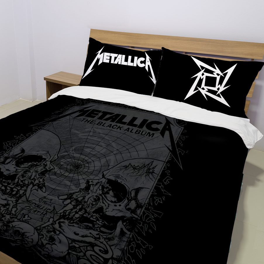 Metallica The Black Album Limited Edition Bedding Set Metallica The Black Album Limited Edition Bedding Set