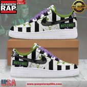 Beetlejuice Noir Couture Limited Edition Air Force 1 Running Sneakers Shoes