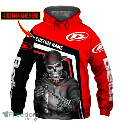 Beta Motorcycles Custom Name Skull Stylish Pullover Hoodie