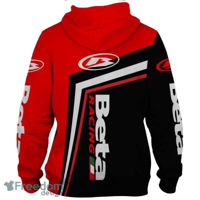 Beta Motorcycles Custom Name Skull Stylish Pullover Hoodie