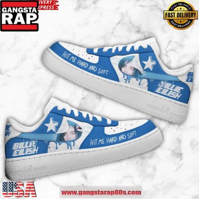 Billie Eilish Hit Me Hard And Soft Air Force 1 Running Sneakers Shoes