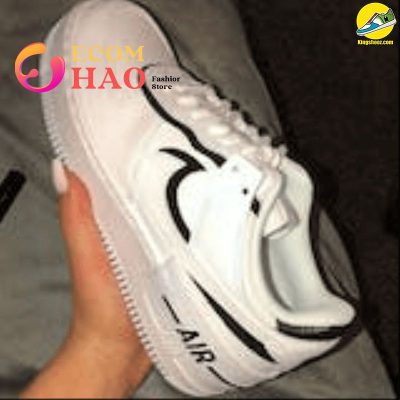 Black Custom Air Force 1 Shadow Af1S_
