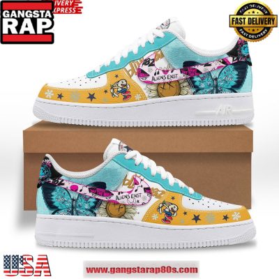 Blink-182 Punk Rock Limited Edition Air Force 1 Sneakers Shoes