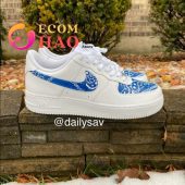 Blue Bandana Air Force 1 Custom Great, I Liked It - demo10