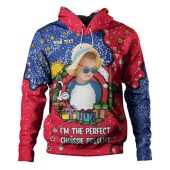 Australia Christmas Custom Hoodie - I'm the Perfect Present Blue Hoodie
