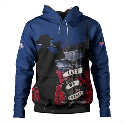 Australia Hoodie Anzac Day Lest We Forget Royal Australian Navy