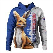 Australia Hoodie Australia Day Spirit Kangaroo Design