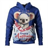 Australia Hoodie Happy Australia Day Koala With Boomerang Edition