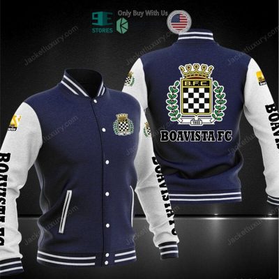 Boavista FC Dark Blue White Baseball Jacket