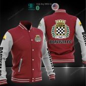 Boavista FC Maroon White Baseball Jacket