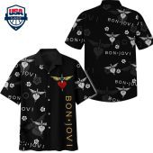 Bon Jovi Hard Rock Band Hawaiian Shirt