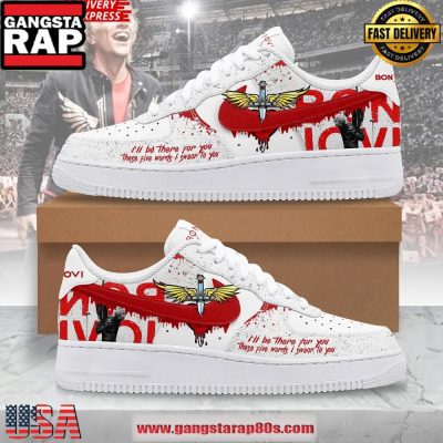 Bon Jovi ?I?ll Be There for You? Limited Edition Air Force 1 Sneaker Shoes