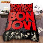 Bon Jovi Members Vintage Photo Bedding Set