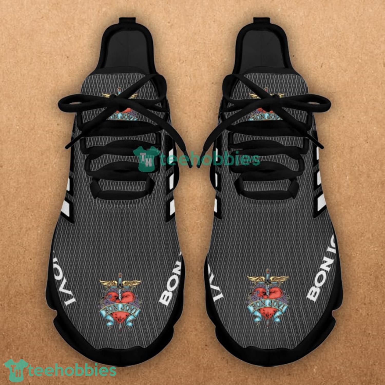 Bon Jovi White Striped Grey Max Soul Shoes Bon Jovi White Striped Grey Max Soul Shoes