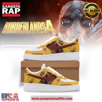 Borderlands 4 The Gold Air Force 1 Running Sneakers Shoes