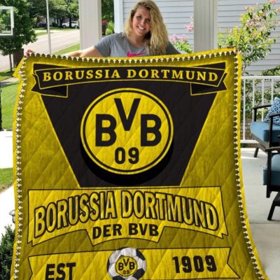 Borussia Dortmund DER BVB Est 1909 Quilt Blanket