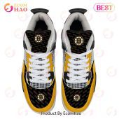 Boston Bruins Custom Air Jordan 4 Sneaker Speechless - demo10