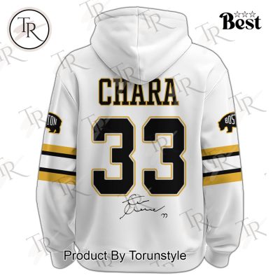 Boston Bruins X Zdeno Chara Num33 2025 Hockey Hall of Fame Inductee Hoodie
