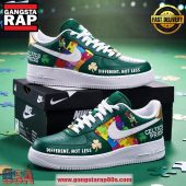 Boston Celtics Autism Awareness Limited Edition Air Force 1 Running Sneakers Shoes