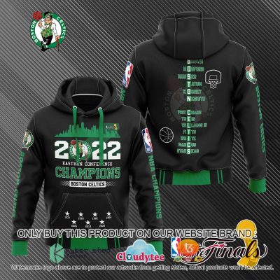 NBA Boston Celtics Black Champions 2022 Pullover Hoodie