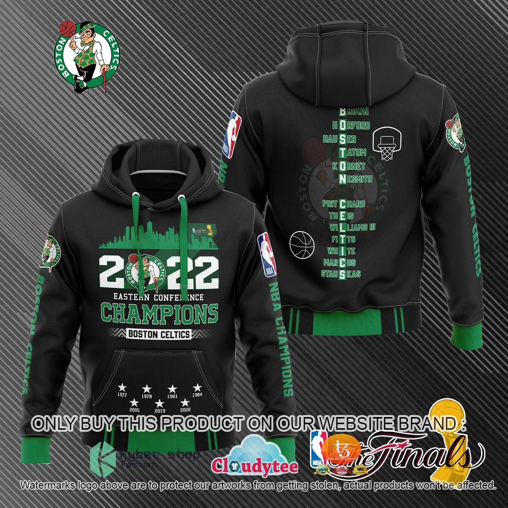 NBA Boston Celtics Black Champions 2022 Pullover Hoodie NBA Boston Celtics Black Champions 2022 Pullover Hoodie