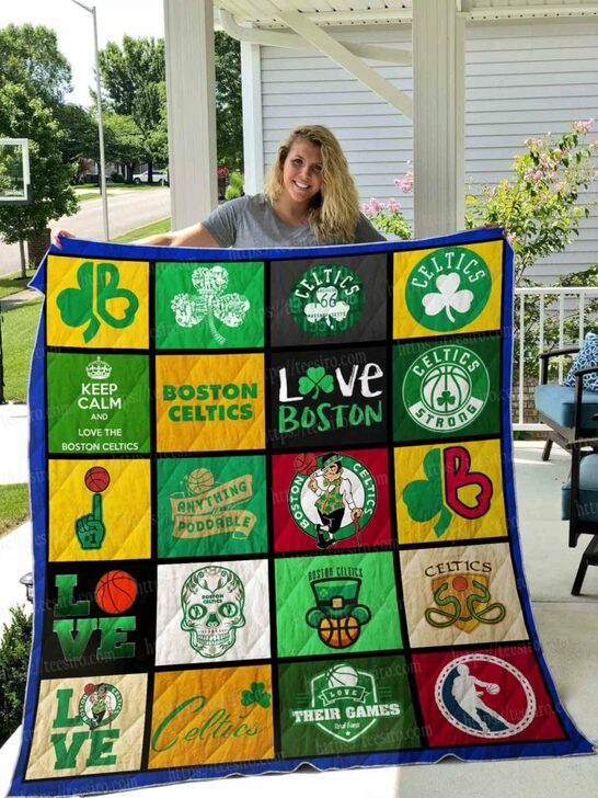 NBA Boston Celtics Quilt Blanket V7 NBA Boston Celtics Quilt Blanket V7