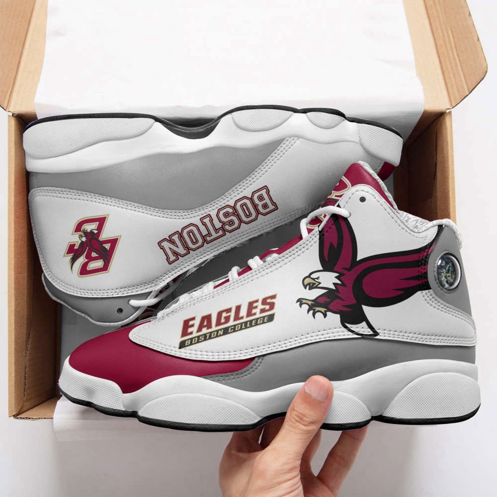 Boston College Eagles Air Jordan 13 Sneakers, Gift For Men And Women Boston College Eagles Air Jordan 13 Sneakers, Gift For Men And Women