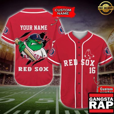 Boston Red Sox Baseball Jersey MLB Custom Name Number - MLB Fan Gifts